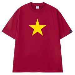 Áo Thun Cotton Unisex Ngôi Sao Vàng Lớn V2 - O1A139