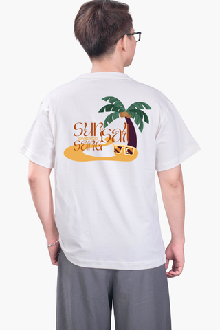 Áo T-shirt Vải Thun Lạnh Unisex Coconut Overco - O1H9