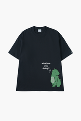 Áo Thun Cotton Cặp Đôi Khủng Long Miss You - O1A088