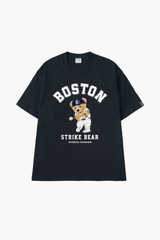 Áo Thun Unisex Gấu Boston, Cotton - O1A22