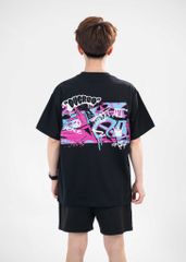 Áo Thun Unisex Graffiti Cotton Overco- O1A92