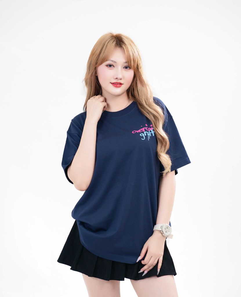 Áo Thun Unisex Graffiti Cotton Overco- O1A92