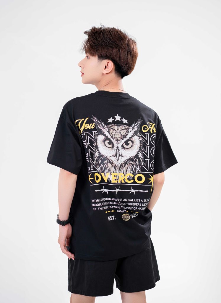 Áo Thun Unisex Owl, Cotton - O1A38