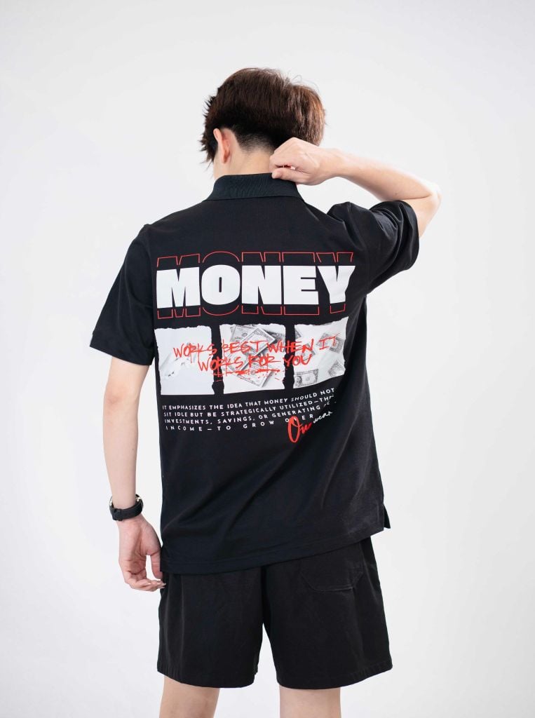 Áo Polo Unisex Money Cotton Overco - O2A3