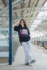 Áo Thun Unisex Love Forever Cotton Overco - O1A95