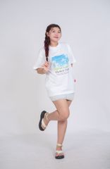 Áo Thun Unisex Flower Field Cotton - O1A29