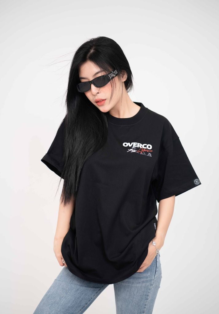 Áo Thun Unisex Keep Moving Cotton Overco - O1A63