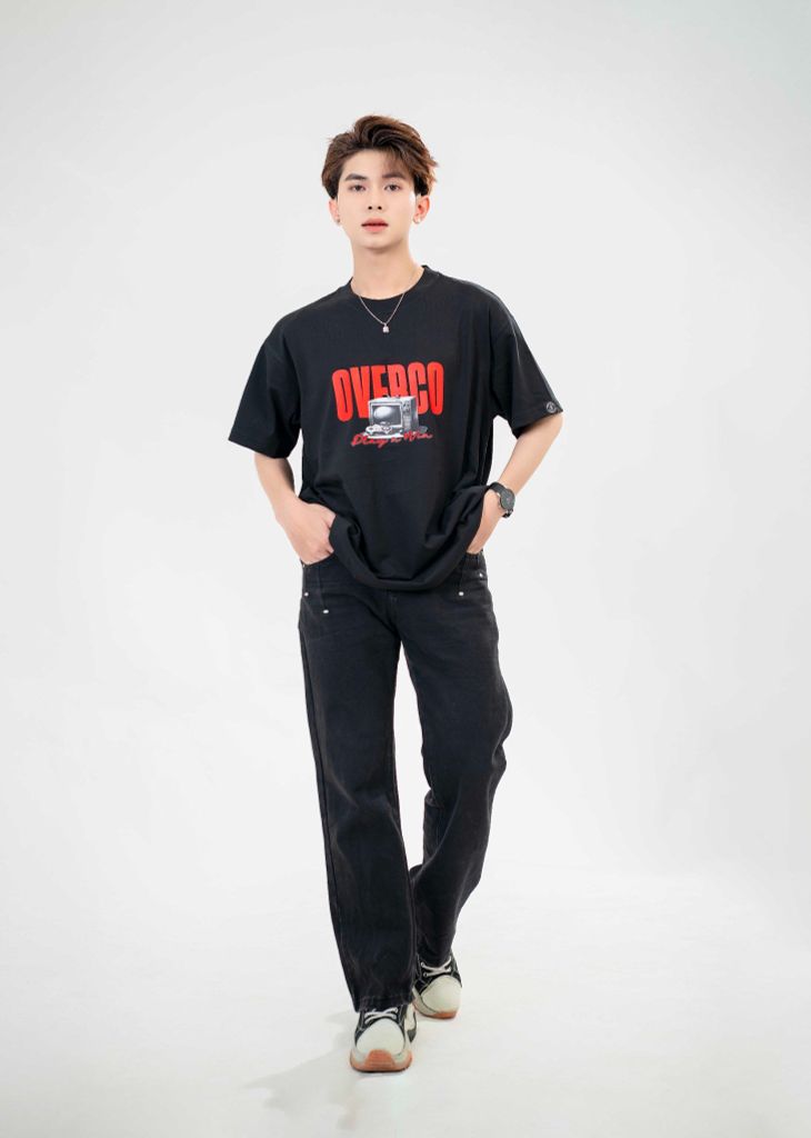 Áo Thun Unisex Play Game Cotton Overco - O1A97
