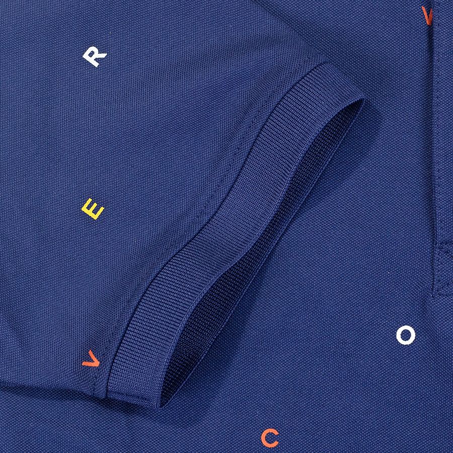 Áo Polo Nam Chất Liệu Cotton Usa Họa Tiết In Toàn Thân Types Overco - O2E2