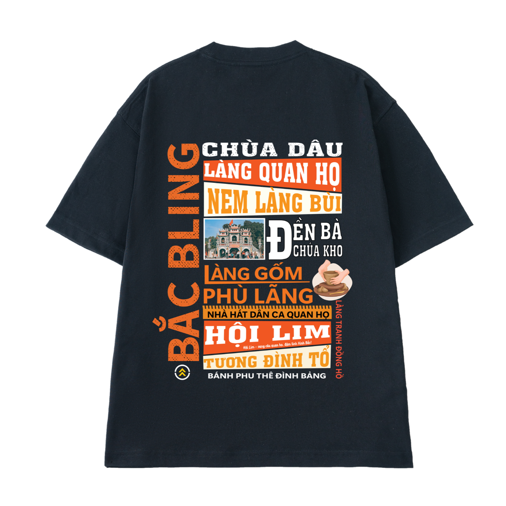 Áo Thun Unisex Overco Bắc Ninh, Bắc Bling - O1A121