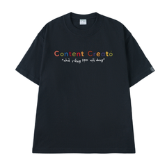 Áo Thun Cotton Unisex Content Creator Nhà Ráng Tạo Nội Dung - O1A118