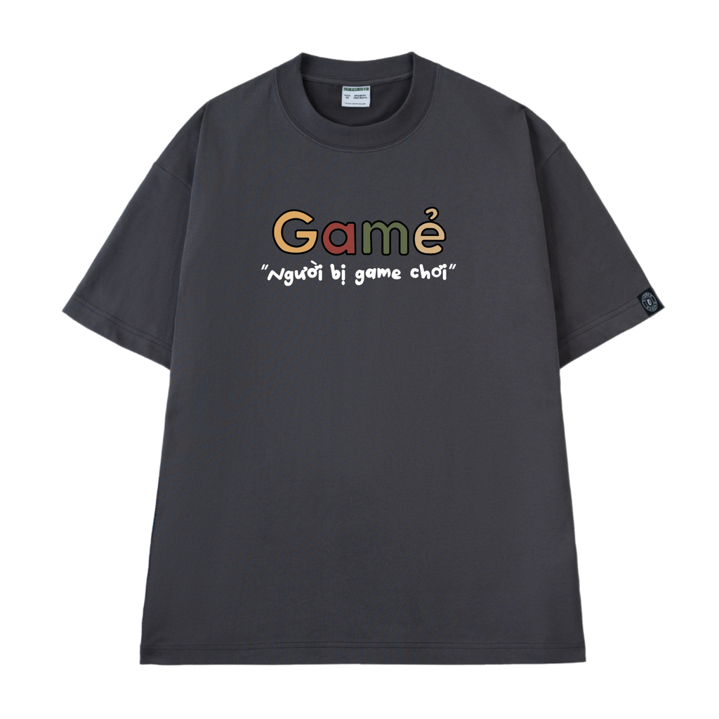 Áo Thun Cotton Unisex Người Bị Game Chơi - O1A130