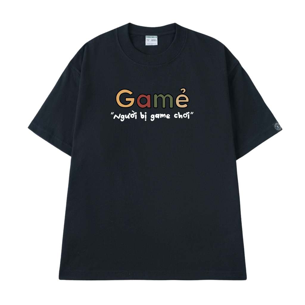 Áo Thun Cotton Unisex Người Bị Game Chơi - O1A130