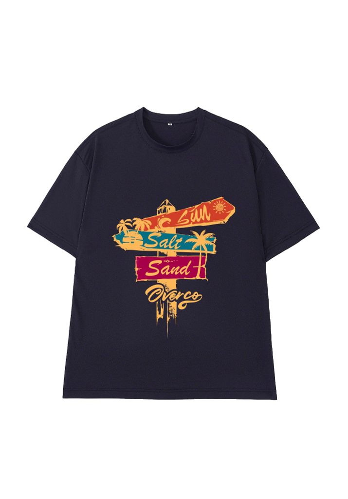 Áo T-shirt Vải Thun Lạnh Unisex Road To Chill Overco - O1H3