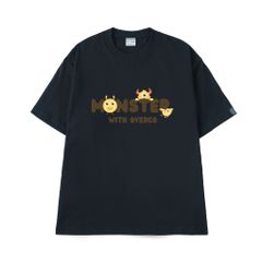Áo Thun Cotton Unisex Monster Overco- O1A165