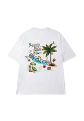 Áo T-shirt Vải Thun Lạnh Unisex Beach Overco - O1H4