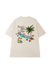 Áo T-shirt Vải Thun Lạnh Unisex Beach Overco - O1H4
