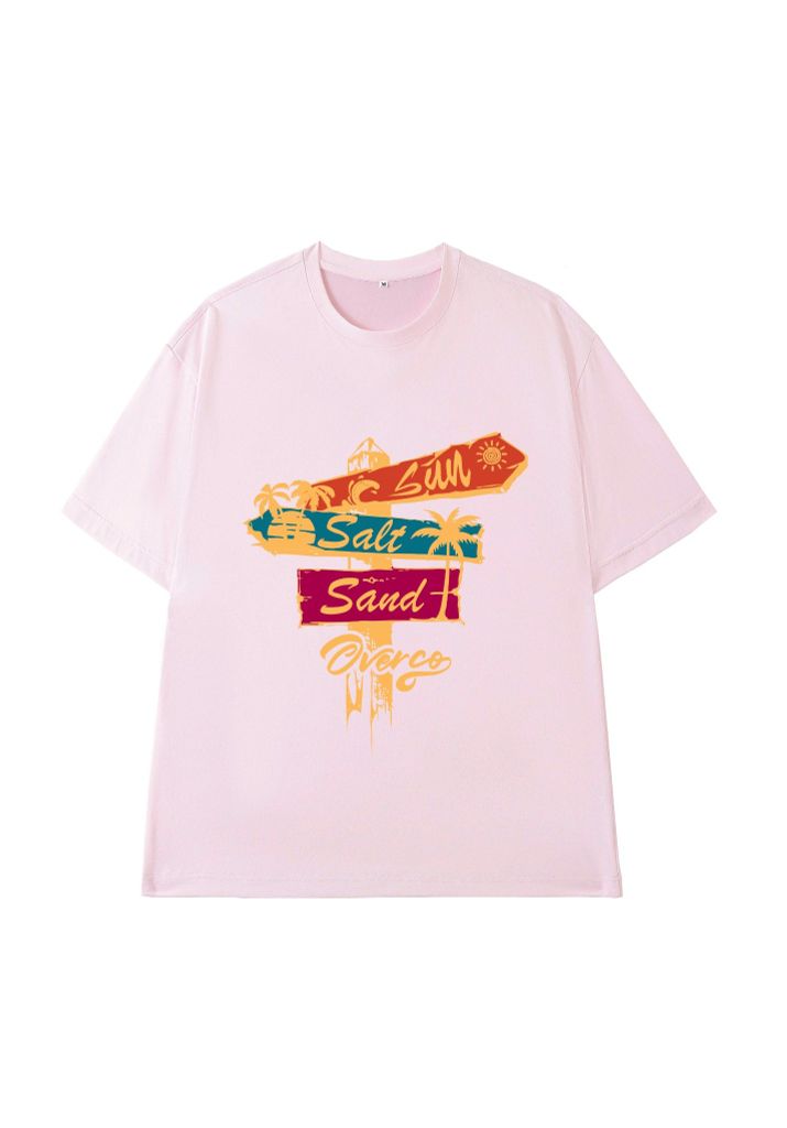 Áo T-shirt Vải Thun Lạnh Unisex Road To Chill Overco - O1H3