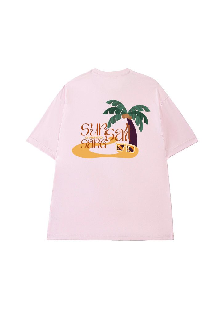 Áo T-shirt Vải Thun Lạnh Unisex Coconut Overco - O1H9