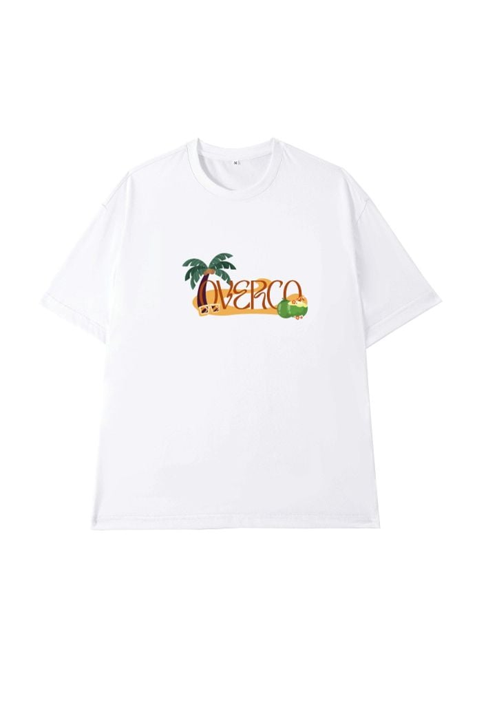 Áo T-shirt Vải Thun Lạnh Unisex Coconut Overco - O1H9