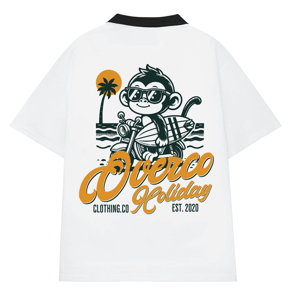 Áo Polo Cotton Nam Nữ Holiday Overco - O2A5
