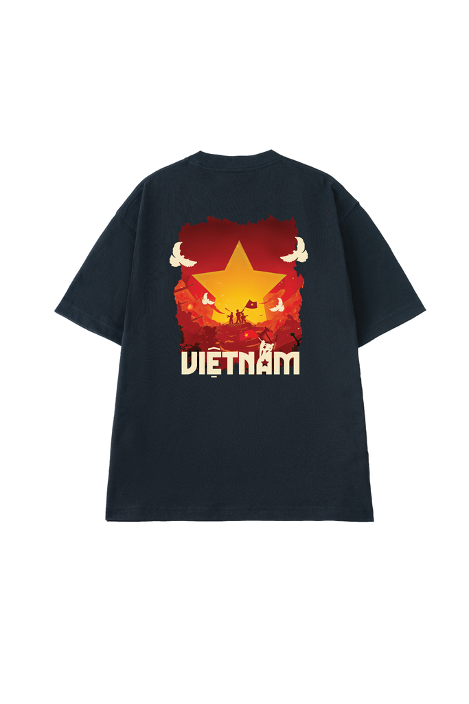 Áo T-shirt Cotton Unisex Việt Nam Độc Lập Tự Do - O1A106