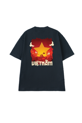 Áo T-shirt Cotton Nam Nữ Việt Nam Độc Lập Tư Do - O1A106