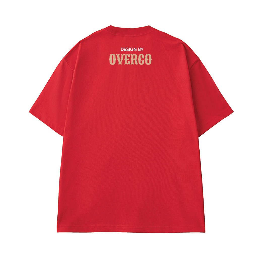 Áo T-shirt Cotton Nam Nữ Country Heart Overco - O1A33