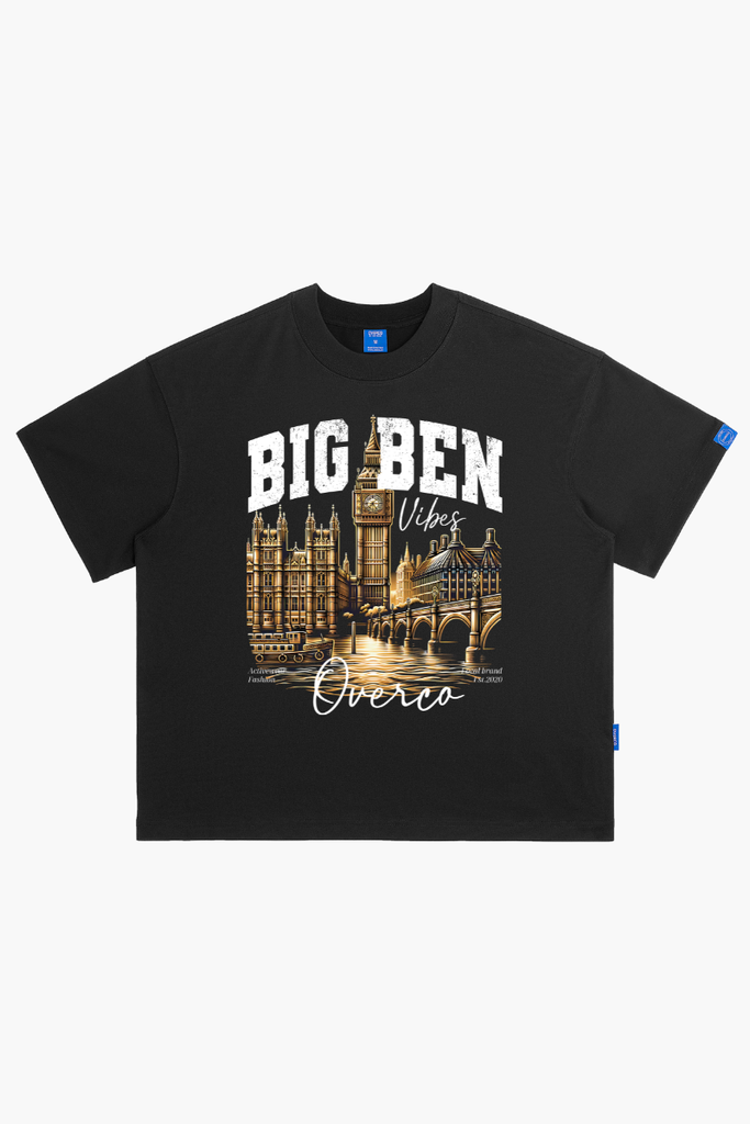 Áo Thun Unisex Big Ben, Form Boxy - O6A21