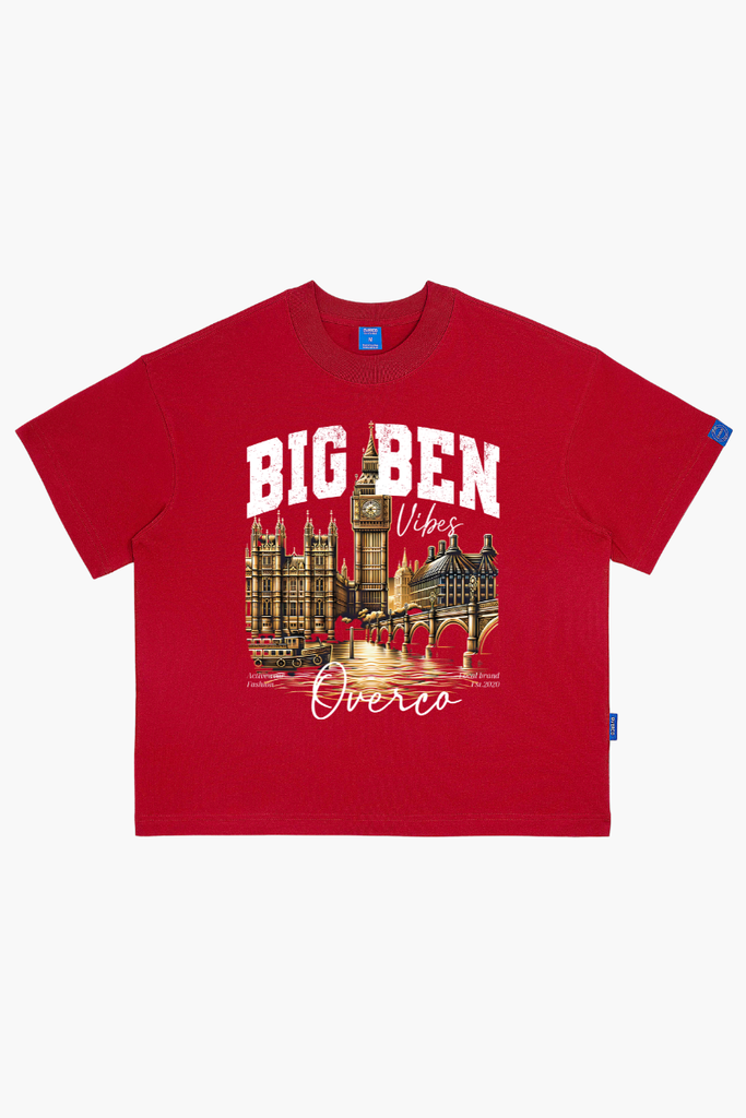 Áo Thun Unisex Big Ben, Form Boxy - O6A21