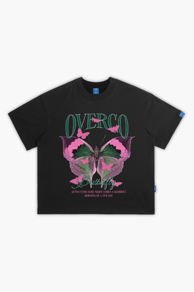 Áo Thun Boxy Unisex Butterfly Overco- O6A25