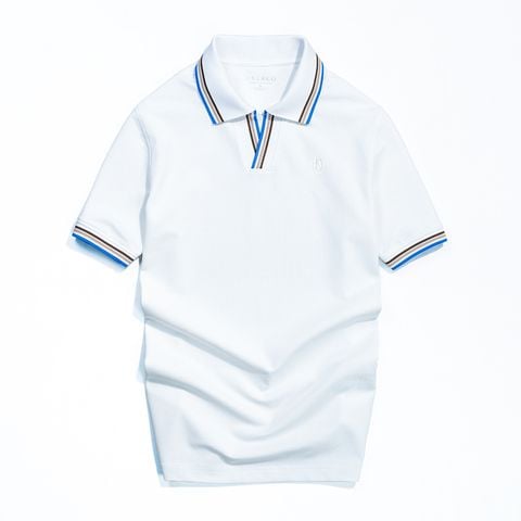 Áo Polo Nam Chất Liệu Cotton Usa Phối Cổ Áo Chữ V Overco - O1E6