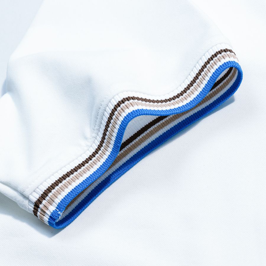 Áo Polo Nam Chất Liệu Cotton Usa Phối Cổ Áo Chữ V Overco - O1E6