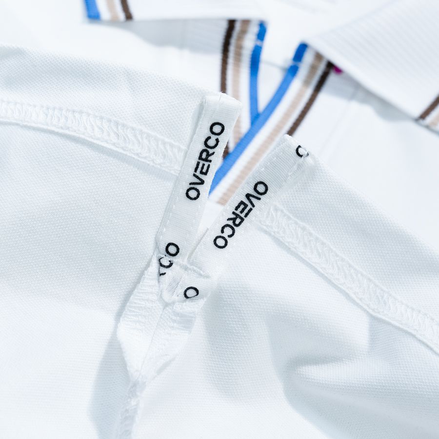 Áo Polo Nam Chất Liệu Cotton Usa Phối Cổ Áo Chữ V Overco - O1E6