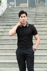 Áo Polo Nam Chất Liệu Cotton Usa Cổ Phối Breakthro Overco - O2E12