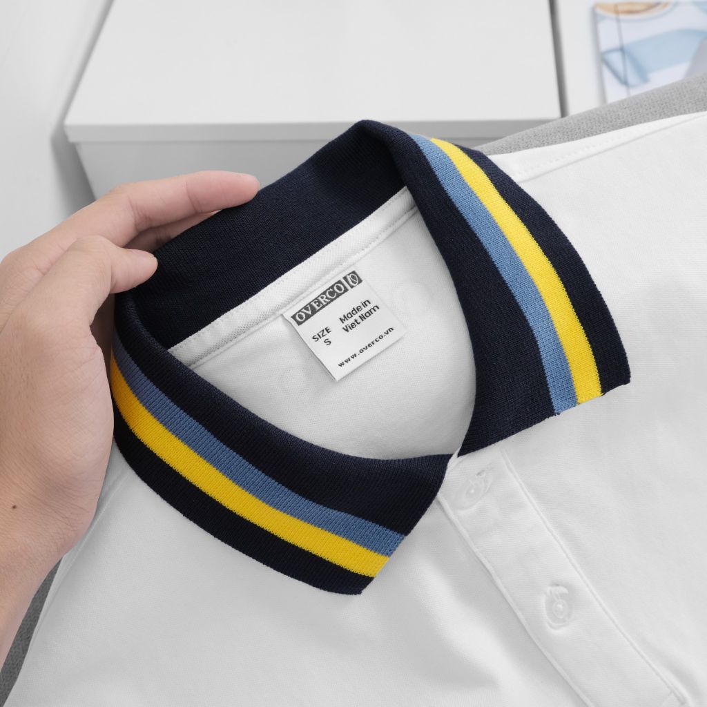 Áo Polo Nam Nữ Coordinated Collar  Overco - UNSPL001