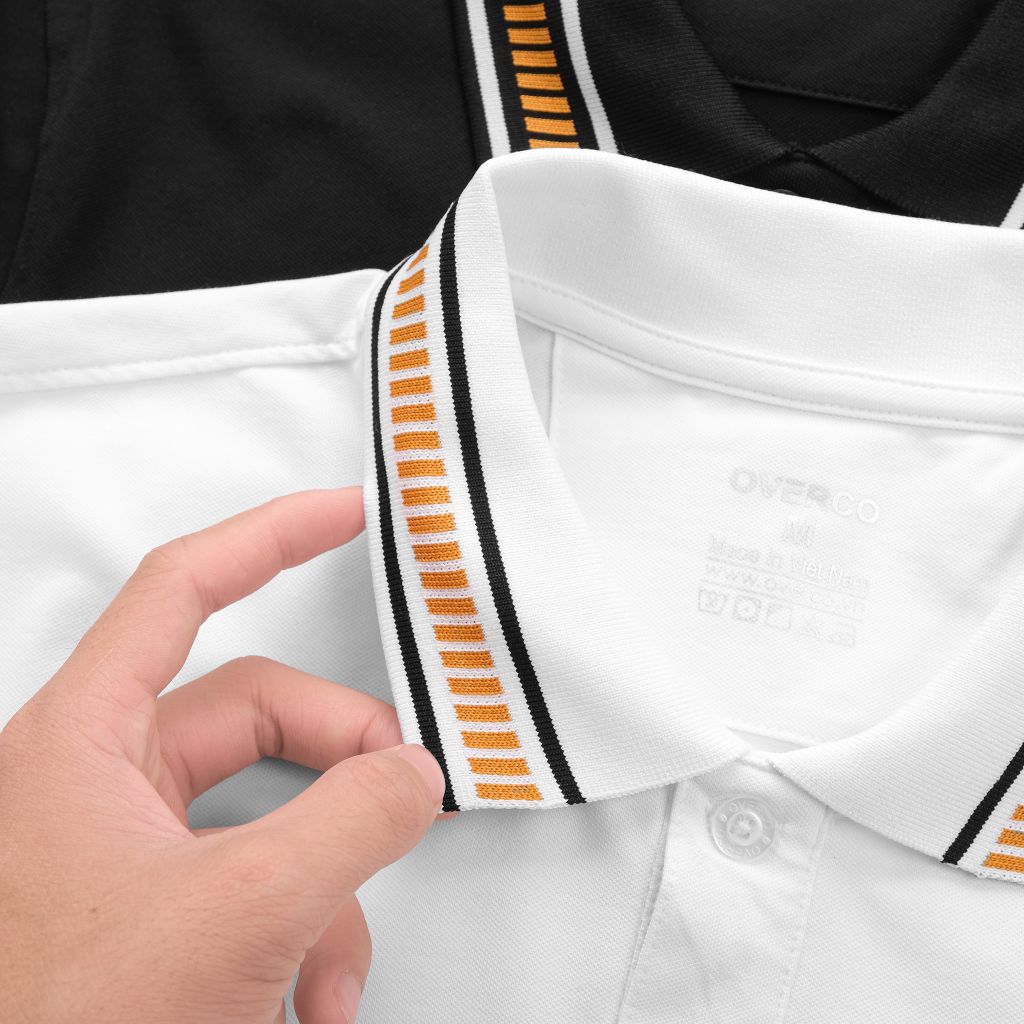Áo Polo Nam Chất Liệu Cotton Usa Cổ Phối Breakthro Overco - O2E12