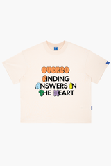 Áo Thun Boxy Unisex Finding Answers Cotton - O6A4