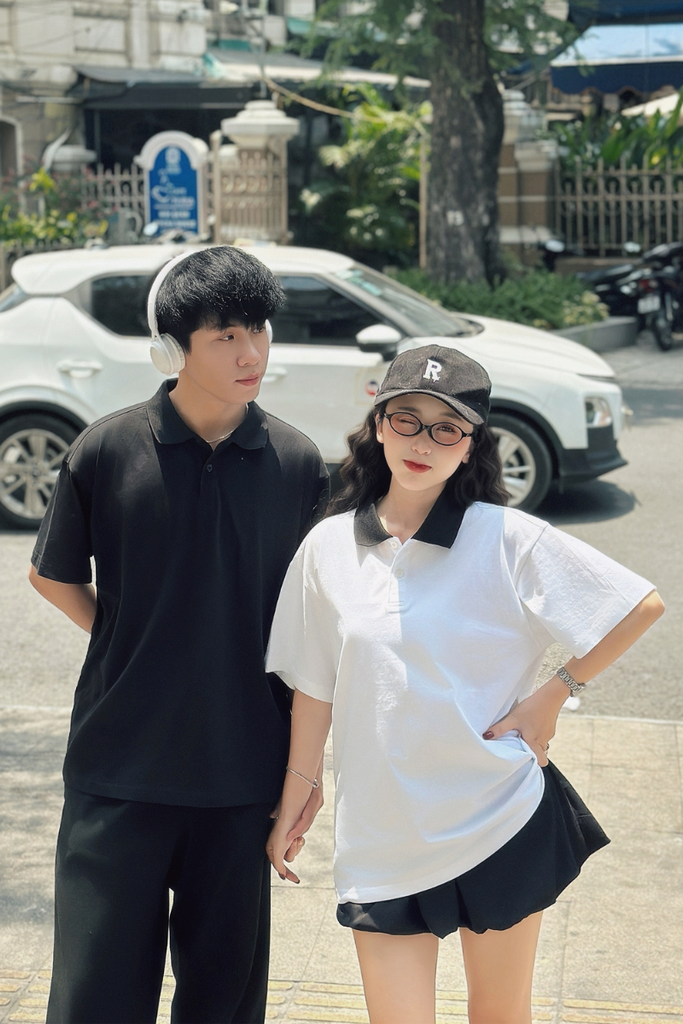 Áo Polo Unisex Trơn Basic Cotton Overco - O2A1