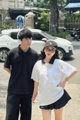 Áo Polo Unisex Trơn Basic Cotton Overco - O2A1
