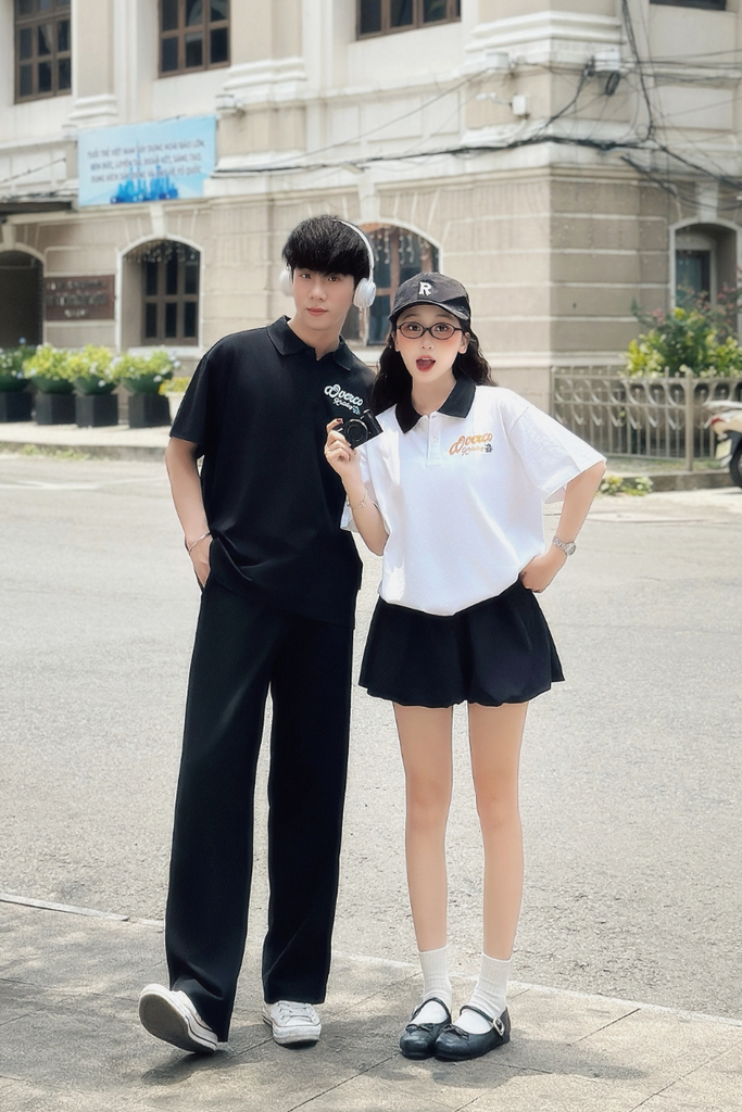 Áo Polo Cotton Nam Nữ Holiday Overco - O2A5