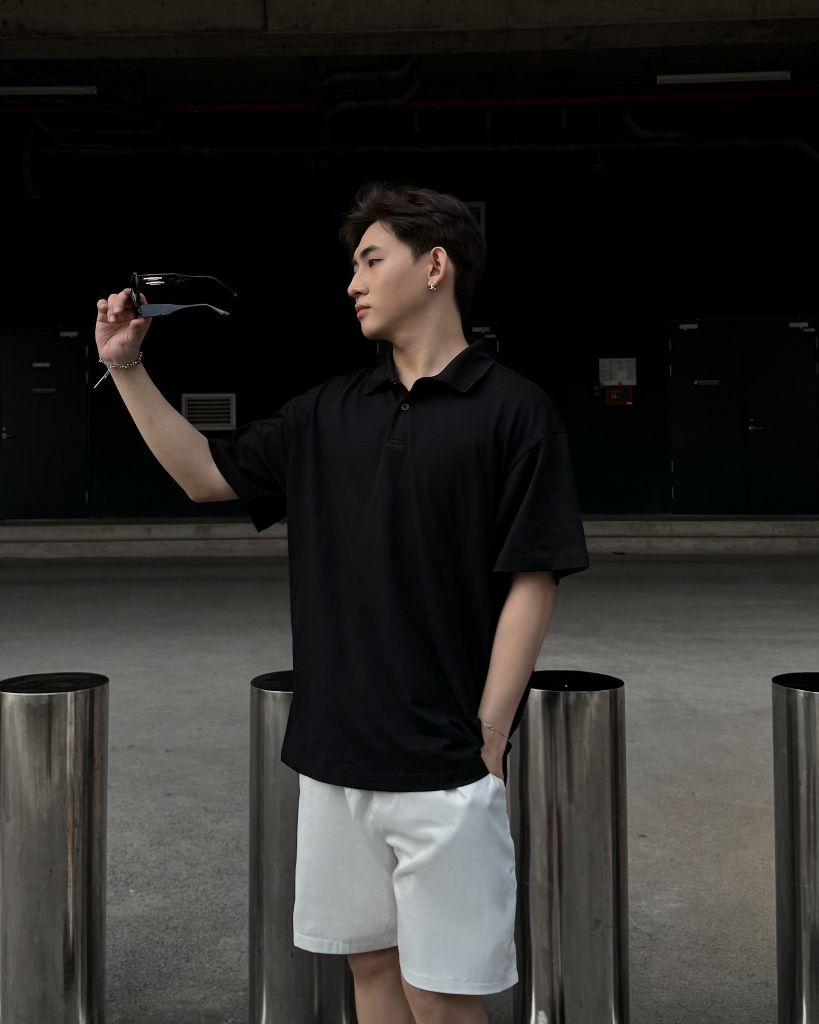 Áo Polo Unisex Trơn Basic Cotton Overco - O2A1