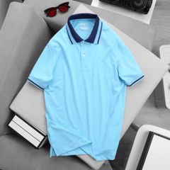 Áo Polo Cá Sấu Gai Cổ Phối  Overco - PPL2430