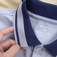 Áo Polo Cá Sấu Gai Cổ Phối  Overco - PPL2430