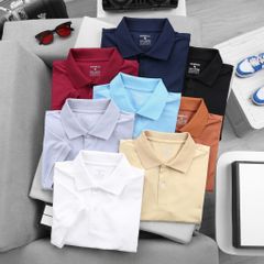 Áo Polo Basic Cá Sấu Gai 7 Màu  Overco - OV PPL245