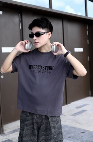 Áo Thun Boxy Unisex NYC Never Sleep Cotton - O6A5