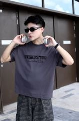 Áo Thun Boxy Unisex NYC Never Sleep Cotton - O6A5