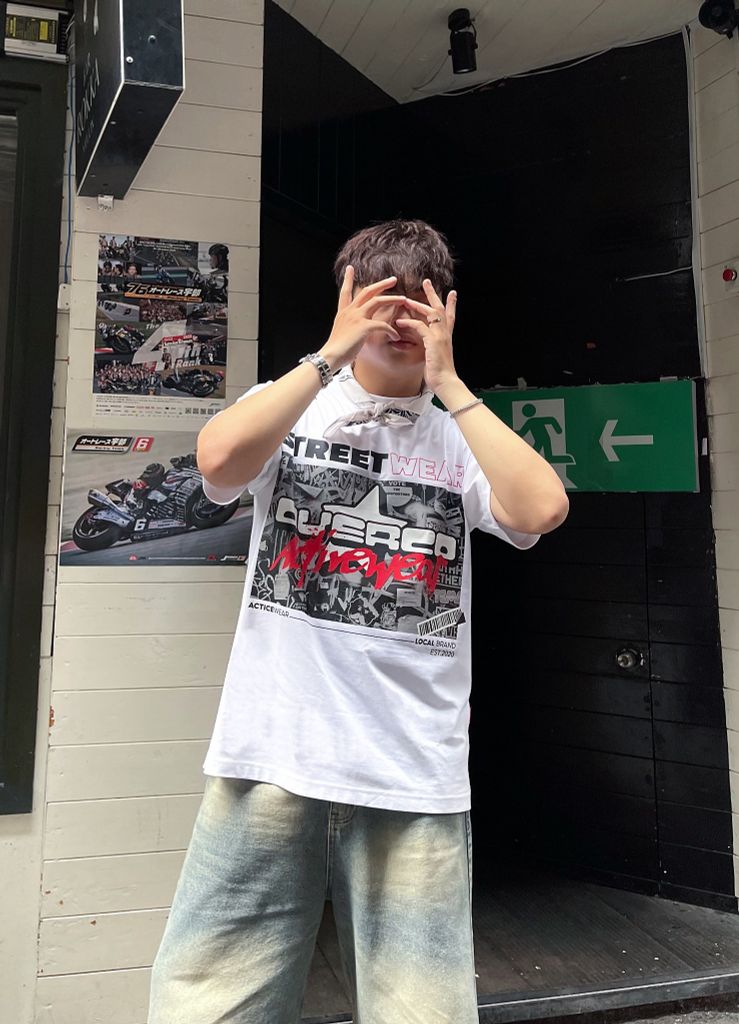 Áo Thun Unisex Streetwear, Cotton - O1A35