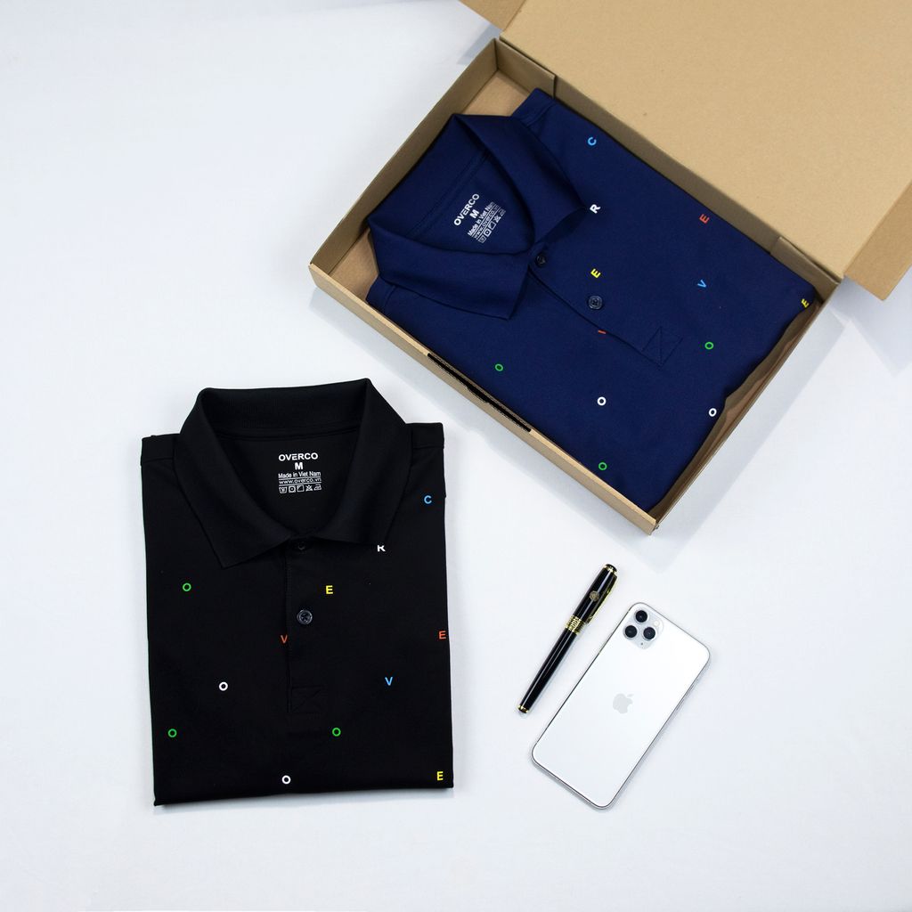 Áo Polo Nam Chất Liệu Cotton Usa Họa Tiết In Toàn Thân Types Overco - O2E2
