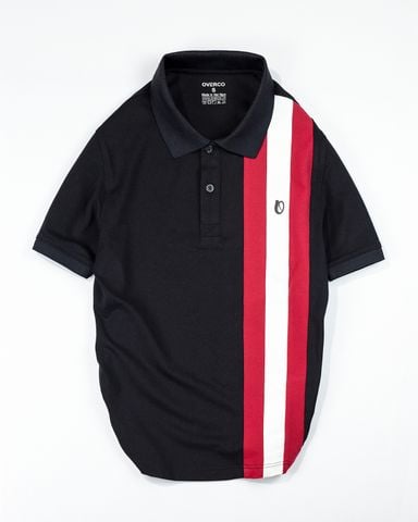 Áo Polo Nam Chất Liệu Cotton Usa Phối Sọc Firs Overco - O2E10